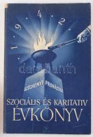 1942 Karitász Almanach. VI. évfolyam. Szerk.: Molnár Frigyes. Kiadja: Mihalovics Zsigmond. Bp., Stephaneum-ny., 174 p. Szövegközi és egészoldalas fekete-fehér képekkel. Kiadói illusztrált papírkötés, a gerincen kis sérüléssel.