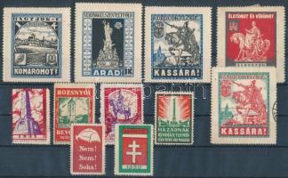 11 db irredenta levélzáró