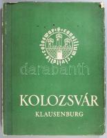 Kolozsvár - Klausenburg. Tausend Jahre einer Ungarischen Stadt. Herausgegeben von Ladislaus Makkai und Emil Vásárhelyi. Bp. -Leipzig-Milano, (1944.), Danubia, (Athenaeum-ny.) 168 + [4] p. Német nyelven. A kolozsvári helytörténeti és társadalomtörténeti tanulmányok után a 105. oldaltól képmelléklet, a 103. oldalon egész oldalas Kolozsvár-térkép. Kiadói papírkötés, foltos, kopott borítóval, a hátsó borítón bejegyzésekkel, a gerincen kis sérüléssel, kissé szakadozott borítószélekkel.