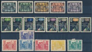 19 db 1. világháborús adománybélyeg