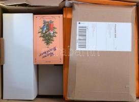 Több tízezer bélyeg képessel részben kivágásokon nagyrészt nyugat-európai országokból, előrendezett ...