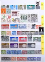 Sok-sok ezer rendezett bélyeg európai országokból (német nélkül) a kezdetektől ~2000-ig 18 db 8-16-3...