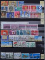 Sok-sok ezer rendezett bélyeg európai országokból (német nélkül) a kezdetektől ~2000-ig 18 db 8-16-3...