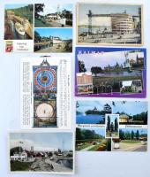 Svédország 750-800 db modern képeslap, részben rendezett anyag dobozban