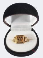 1964 Dömötör Zoltán (1939-2015) olimpiai bajnok vízilabdázó és úszó olimpiai bajnoki aranygyűrűje a ...