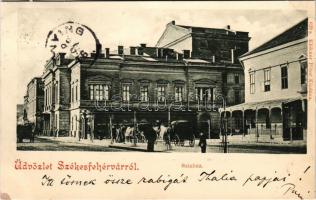 1898 Székesfehérvár, színház. Klökner Péter kiadása (vágott / cut)