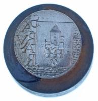 1970k. "Sárvár" emlékérem fél pár verőtő, készült az érem kibocsátásának idején a Pénzverőben