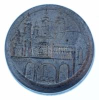 Lapis András (1942-) 1980 k. "Szeged / Szeged Tourist" emlékérem előlapi verőtő, készült az érem kibocsátásának idején a Pénzverőben