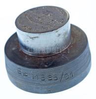 Lapis András (1942-) 1980 k. "Szeged / Szeged Tourist" emlékérem előlapi verőtő, készült a...