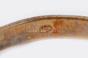 14K arany (Au) gyűrű, kalapos úr ábrázolásával. Dömötör Zoltán (1939-2015) olimpiai bajnok vízilabdá...