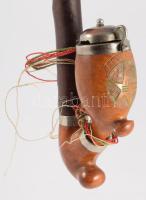 1958 Brüsszeli világkiállítás emlék pipa. Faragott fa. Szár nélkül 15 cm

1958 Brussels World Fair...