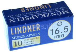 Lindner érmekapszula 16,5mm - 10 darabos