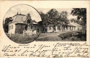 1906 Mátrafüred, Mátra-Füred (Gyöngyös); nyaraló, villa, vendéglő. Bendl Károly kiadása, Art Nouveau...