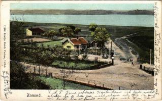 1909 Zamárdi, vasútállomás. Reich Farkas kiadása (EK)