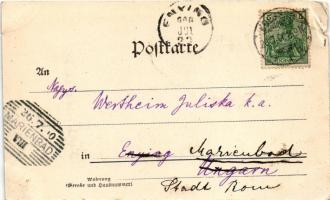 1900 Kolobrzeg, Ostseebad Kolberg; Strandleben III. Edgar Schmidt / beach (b)