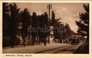 Balatonlelle, Vasútállomás, sínbusz (sínautóbusz) (EM)