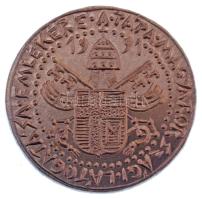 Ifj. Szlávics László (1959- ) 1991. "II. János Pál / A pápa magyarországi látogatása emlékére&q...