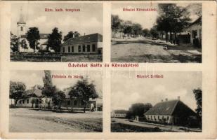 Salfa-Köveskút, Salköveskút (Szombathely); Római katolikus templom, plébánia és iskola, részletek. S...