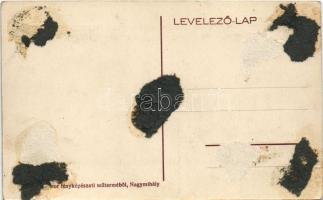 Vásárosnamény, Dohánybeváltó hivatal. Halász Sándor fényképészeti műterméből (ragasztónyom / glue ma...