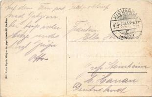 1915 Kisvárda, várrom, Görögkatolikus templom, Római katolikus templom, Református templom, M. kir. ...