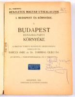 Bacza Imre - Dr. Thirring Gusztáv (szerk.): Budapest Duna-balparti környéke. Részletes Magyar Utikalauzok 3. I. kötet. Bp., 1923, Turistaság és Alpinizmus. 204p. Kiadói papírkötés, gerinc sérült.