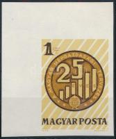 1972 25 éves a népgazdasági tervezés ívsarki vágott bélyeg