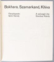 Károly Gink - Károly Gombos: Üzbegisztán, Bokhara, Szamarkand, Khiva. 


Corvina Press, 1976. Kia...