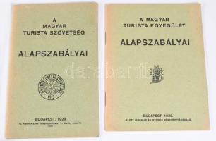 cca 1926-1944 11 db vegyes turista kiadvány - Országos Magyar Turista Kiállítás, Magyar Turista Szöv...