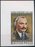 1972 Georgi Dimitrov (I.) ívsarki vágott bélyeg