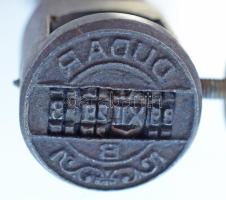 Postai pecsétnyomó "DUDAR" postai ritkaság