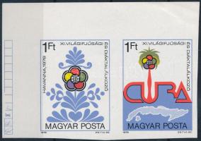 1978 VIT (II.) - Kuba ívsarki vágott pár (4.000)