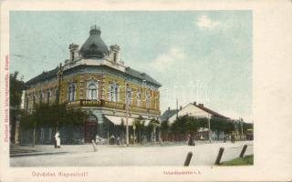 Budapest XIX. Kispest Takarékpénztár az Otthon Vendéglővel