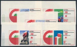 1975 Felszabadulás ívsarki vágott sor (3.500)