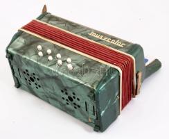 Musycolor gyermek tangóharmónika, dobozában 22 cm