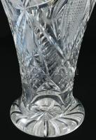 Óriás kristály váza, hibátlan 35 cm
