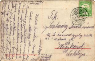 1914 Mezőhegyes, Nőtlen urak lakása, tisztviselői lak. Mosonyi Károly kiadása (EB)