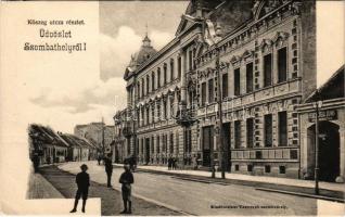 Szombathely, Kőszeg utca, Peresztegi János üzlete. Steiner Testvérek kiadása (EK)