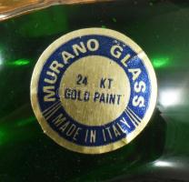 Vegyes fém tárgyak: alátét, kínálók, teás edény, stb db muranoi kis üveg váza. jelzett, hibátlan 8, ...