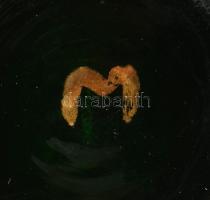 Vegyes fém tárgyak: alátét, kínálók, teás edény, stb db muranoi kis üveg váza. jelzett, hibátlan 8, ...