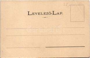 Üdvözlet Munkácsról. Zsidó férfiak, Judaika. Bertsik Emil kiadása / Greetings from Mukachevo. Jewish...