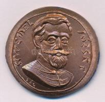 Szlávics László, ifj. (1959- ) DN "Aradi vértanúk - Schweidel József" egyoldalas bronz emlékérem (~40-41mm) T:UNC,AU peremen elszíneződés