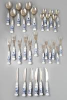 Porcelán nyelű evőeszközök