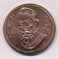 Szlávics László, ifj. (1959- ) DN "Aradi vértanúk - Damjanich János" egyoldalas bronz emlékérem (~40-41mm) T:UNC,AU