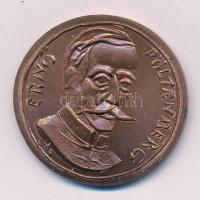 Szlávics László, ifj. (1959- ) DN "Aradi vértanúk - Pöltenberg Ernő" egyoldalas bronz emlékérem (~40-41mm) T:UNC,AU