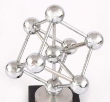 1958 Brüsszeli világkiállítás Atomium szobor márvány talapzaton 17 cm