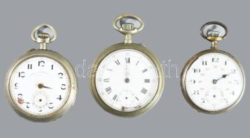 7 db régi zsebóra alkatrésznek