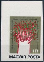 1975 Finnugor Kongresszus (I.) ívsarki vágott bélyeg