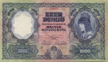1927. 1000P "MINTA" perforációval T:I RRR!