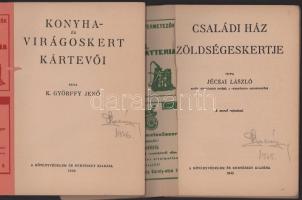 2 db - Jécsai László: Családiház zöldségeskertje. + K. Győrffy Jenő: Konyha- és virágoskert kártevői...