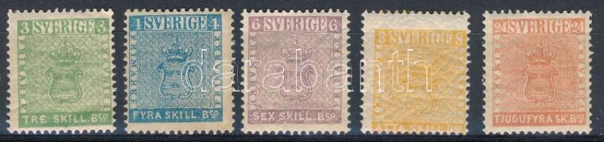 1855 Mi 1-5 ND IV (*Mi EUR 1.760,-)